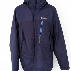 Columbia Men's Deep Blue Performance Jacket 2-1 Whirlibird